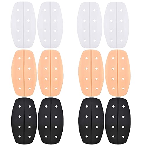 Silikon-BH Schulterpolster,6 Paar BH Gurt Halter Atmungsaktiv Antirutsch,Für träger, BH Träger Silikonpads Schulterschutz Unsichtbare Bra Strap Pad Halter Silikon-BH Schulterpolster,6 Paar BH Gurt Halter Atmungsaktiv Antirutsch,Für träger, BH Träger Silikonpads Schulterschutz Unsichtbare Bra Strap Pad Halter von DOULEIN