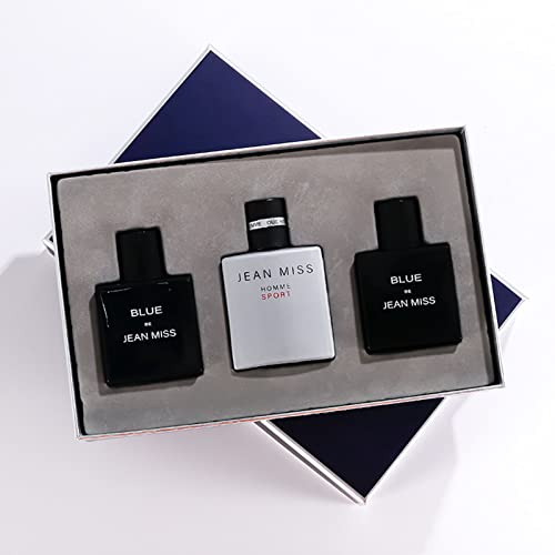 DOUQIFEI 3-teilige Duft-Geschenkkollektion Für Herren, 30 Ml X 3 Herren-Parfüm-Set, Erfrischendes, Langanhaltendes, Leichtes Duft-Parfüm-Geschenkset Für Herren Für Den Alltag, Den Abend Und Besondere von DOUQIFEI