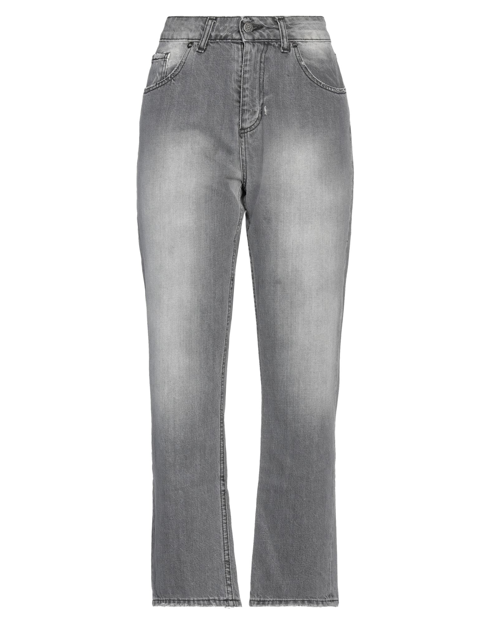 DOUUOD Jeanshose Damen Grau von DOUUOD