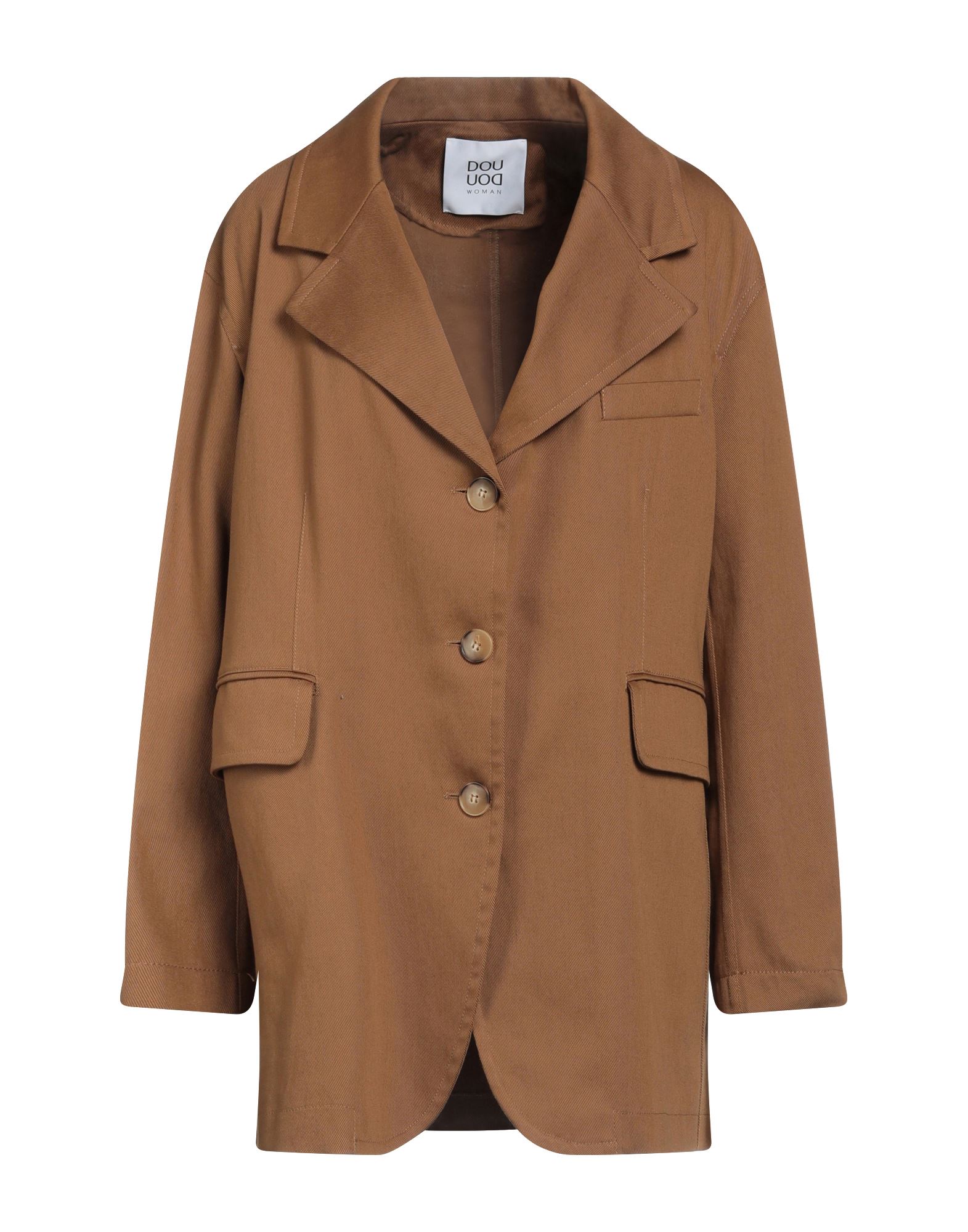 DOUUOD Jacke, Mantel & Trenchcoat Damen Kamel von DOUUOD