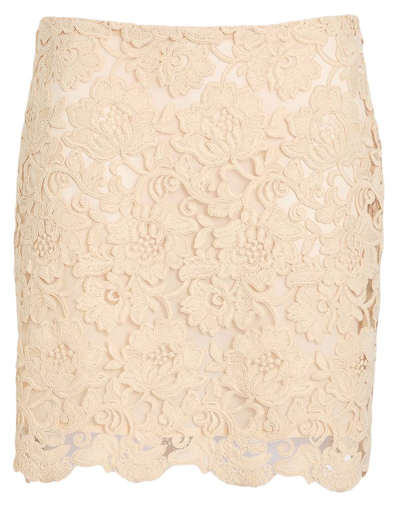 DOUUOD Minirock Damen Cremeweiß von DOUUOD