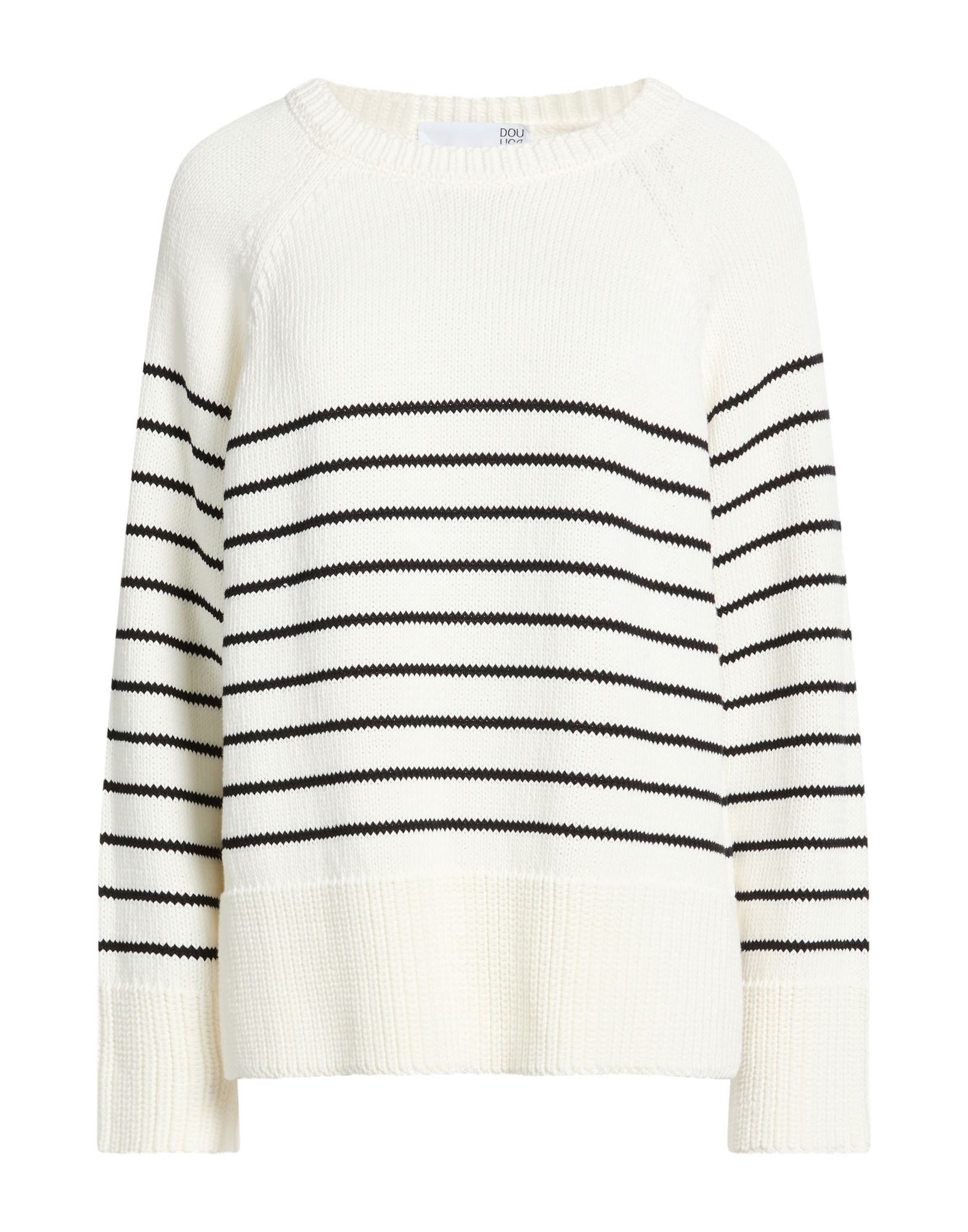 DOUUOD Pullover Damen Weiß von DOUUOD