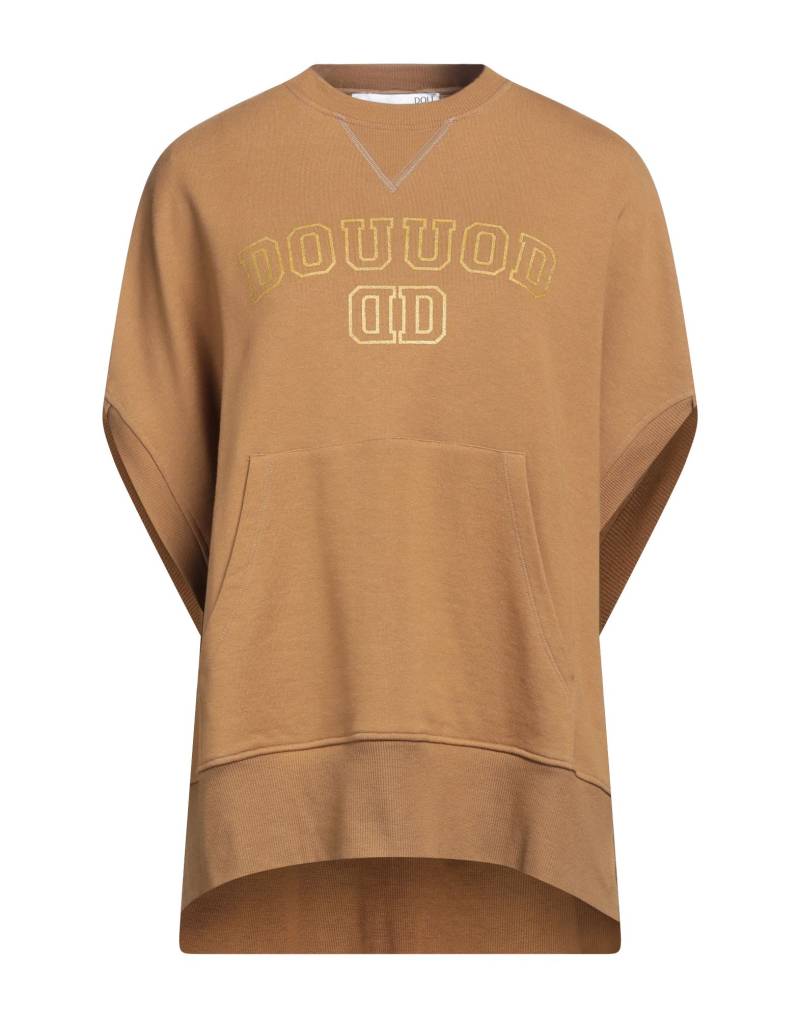 DOUUOD Sweatshirt Damen Kamel von DOUUOD
