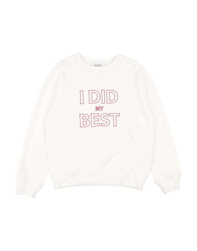 DOUUOD Sweatshirt Kinder Weiß von DOUUOD