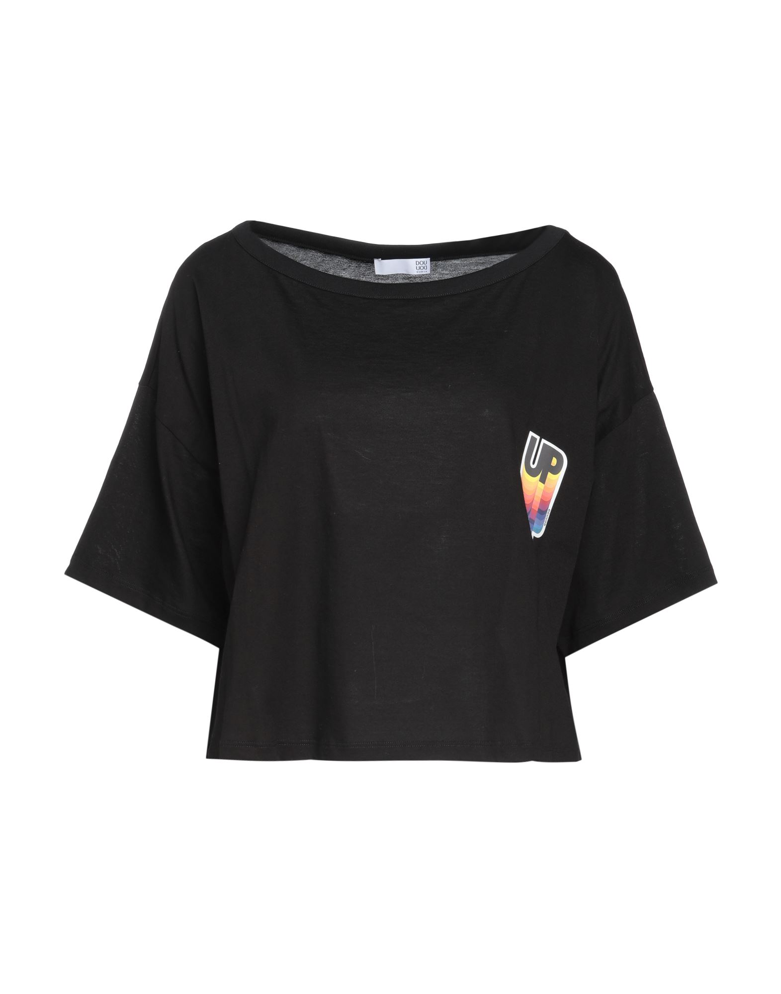 DOUUOD T-shirts Damen Schwarz von DOUUOD