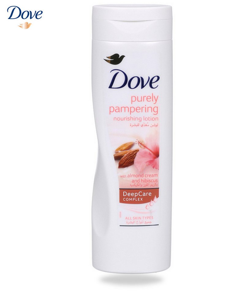 DOVE Bodylotion Purely Pampering Mandel&Hibiskus 2er Pack (2 x 250 ml) von DOVE