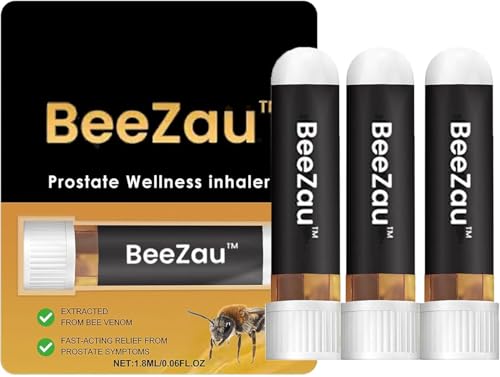 BeeZau Prostata-Wellness-Inhalator, Nasen-Inhalationsstift, natürlicher Nasen-Inhalator für Prostata-Wellness, Nasen-Inhalationsstift für Männer (3PCS) von DPKSML