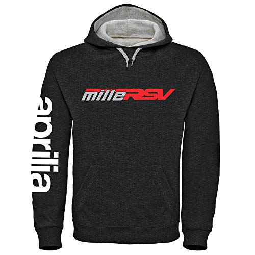 DPX-1 Aprilia Mille RSV Herren Kapuzenpullover Factory Racing (as3, Alpha, 3X_l, 4X_l, Regular, Regular) von DPX-1