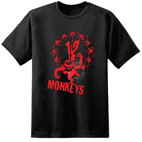 DPX-1 The Army der 12 Monkeys T Shirt (S-3XL) - Schwarz, L von DPX-1