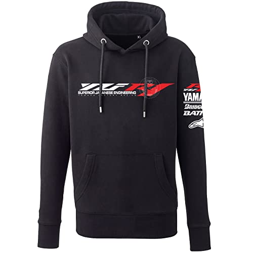 DPX-1 YZF R1 Herren Kapuzenpullover Yoshimura Moriwaki, Schwarz (as3, Alpha, 3X_l, 4X_l, Regular, Regular) von DPX-1