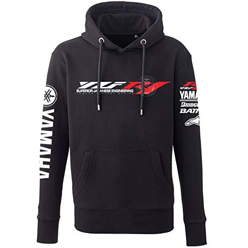 DPX-1 YZF R1 Herren Kapuzenpullover Yoshimura Moriwaki, Schwarz (as3, Alpha, x_l, xx_l, Regular, Regular) von DPX-1