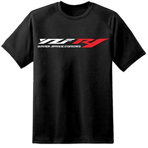 DPX-1 Herren YZF R1 Super Technologie T - Shirt, Yoshimura Moriwaki Rossi Monster Yzr (as8, Alpha, L, X L, Reguläre, Reguläre) Schwarz von DPX-1