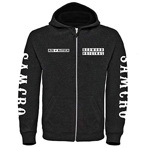 DPX-1 Sons of Anarchy Pullover mit Kapuze top (S-3XL) Zip Style Jax Teller Redwood Original (M) von DPX-1