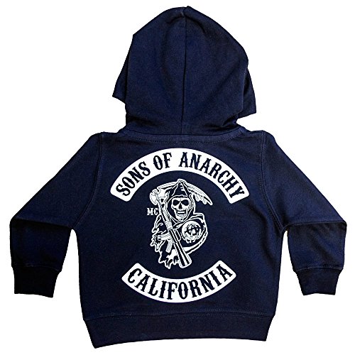Sons of Anarchy Kapuzenpullover für Kinder zwischen 6 Monaten und 6 Jahren - 24-36 Monate - Navy von DPX-1