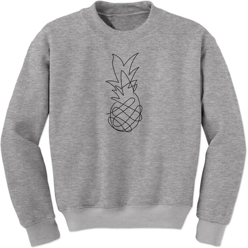 Handgesticktes Ananas-Logo-Sweatshirt Handgesticktes Ananas-Logo-Sweatshirt von DParlagrecoDesign