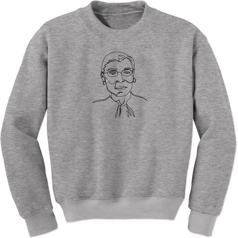 Ruth Bader Ginsburg Hand Besticktes Sweatshirt - Ein Teil Des Erlöses Wird An Die Aclu Gespendet Ruth Bader Ginsburg Hand Besticktes Sweatshirt - Ein Teil Des Erlöses Wird An Die Aclu Gespendet von DParlagrecoDesign