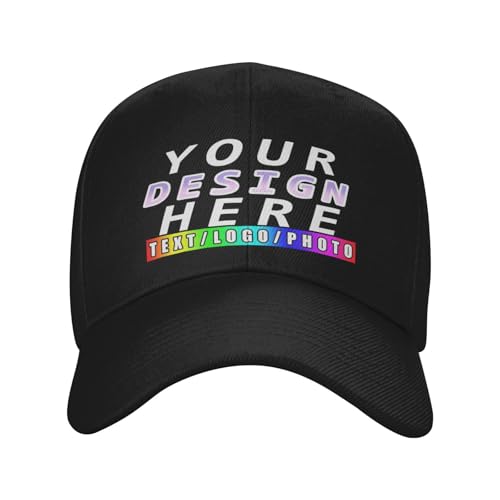 DQHXTK benutzerdefinierte Hüte für Frauen Personalisierter Hut Entwerfen Sie Ihre eigene benutzerdefinierte Baseballkappe, personalisierte Cap Herren, Cap selbst gestalten von DQHXTK