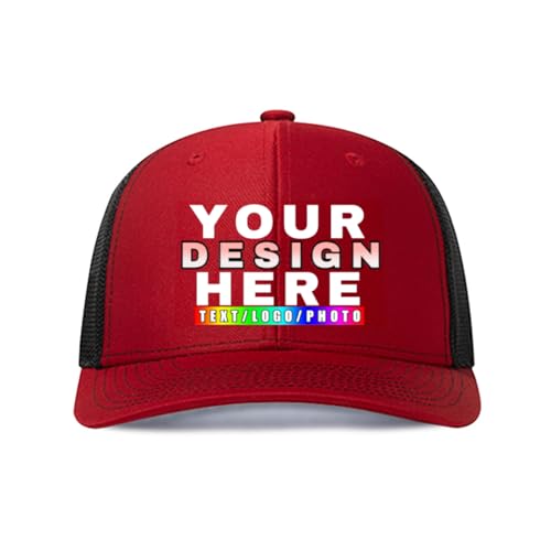 DQHXTK personalisiert Cap personalisierte Baseballkappe mit Foto/Logo/Text Cap selbst gestalten Trucker-Caps für Männer & Frauen in großen Mengen von DQHXTK