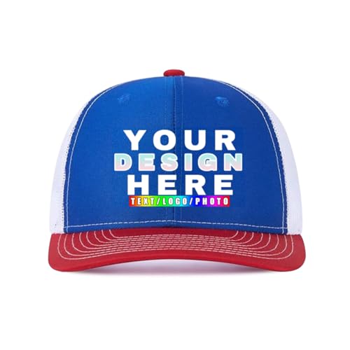 DQHXTK personalisiert Cap personalisierte Baseballkappe mit Foto/Logo/Text Cap selbst gestalten Trucker-Caps für Männer & Frauen in großen Mengen von DQHXTK