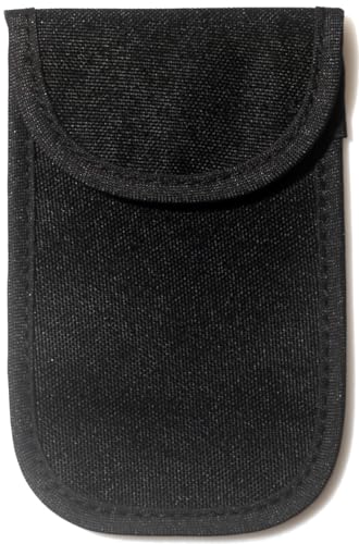 DQL RFID Funkschlüssel Abschirmung Schlüsseltasche Autoschlüssel Schutz Keyless Faraday Bag RFID Blocker Autoschlüssel Hülle, Mini Keyless Go Schutz Autoschlüssel (Black) von DQL