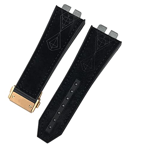 DQZRTUECA Weiches Kautschuk-Silikon-Taucheruhrarmband, 17 * 27 mm Gummi-Silikon-Uhrenarmband for 42 mm 441 440 Kalbsleder-Schnellverschluss-Uhrenarmband/28/17 * 27 mm(11) von DQZRTUECA