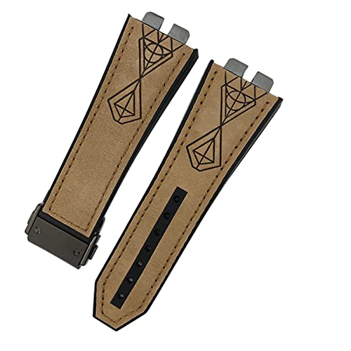 DQZRTUECA Weiches Kautschuk-Silikon-Taucheruhrarmband, 17 * 27 mm Gummi-Silikon-Uhrenarmband for 42 mm 441 440 Kalbsleder-Schnellverschluss-Uhrenarmband/28/17 * 27 mm(21) von DQZRTUECA