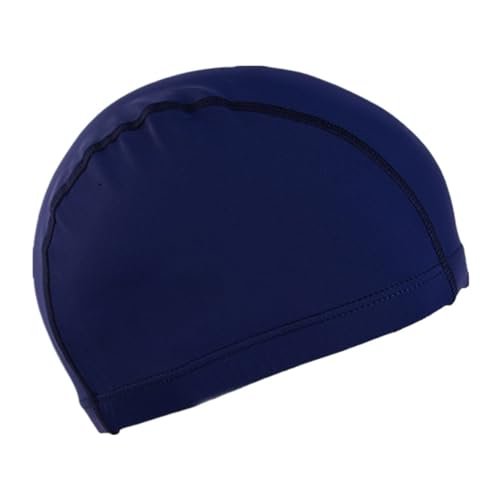 Super-Stretch-Stoff-Schwimmkappe, Badekappe Nylon 1 Stück for Erwachsene und Kinder Mehrfarbig(Dark blue) von DQZRTUECA