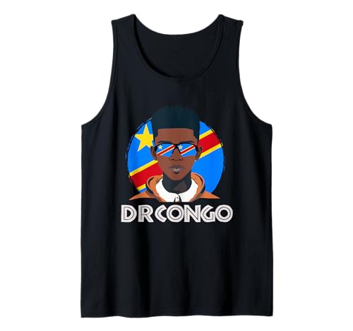 Herren DR Kongo, Kongolesische Flagge, DR Kongo Junge, Afrikanischer Junge, Tank Top von DR Congo Flag Gifts for Congolese Teens & Boys