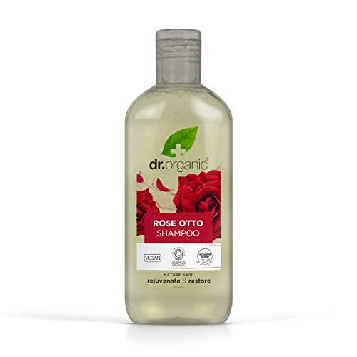Dr Organic Rose Otto Shampoo, Für Männer und Frauen, Natürlich, Vegan, Tierversuchsfrei, Paraben- & SLS-frei, Recycelbar & Aus im Meer gebundenem Plastik recycelt, Zertifiziert Bio, 265ml Dr Organic Rose Otto Shampoo, Für Männer und Frauen, Natürlich, Vegan, Tierversuchsfrei, Paraben- & SLS-frei, Recycelbar & Aus im Meer gebundenem Plastik recycelt, Zertifiziert Bio, 265ml von DR ORGANIC