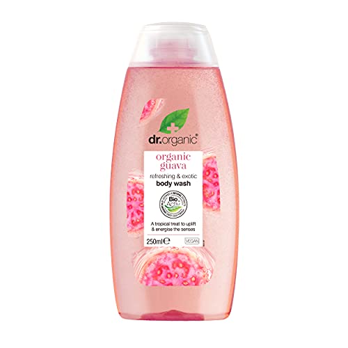 Dr. Organic Guave Körperwäsche, Duschgel, Herren, Damen, natürlich, vegan, tierversuchsfrei, paraben- und SLS-frei, biologisch, 250ml von DR ORGANIC