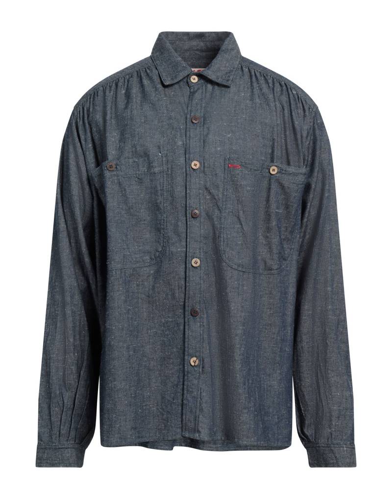 DR. COLLECTORS Jeanshemd Herren Blau von DR. COLLECTORS