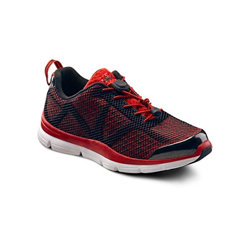 Dr. Comfort Jason Herren Therapeutischer Extra Tiefe Sportschuh, rot, 41 EU Dr. Comfort Jason Herren Therapeutischer Extra Tiefe Sportschuh, rot, 41 EU von Dr. Comfort