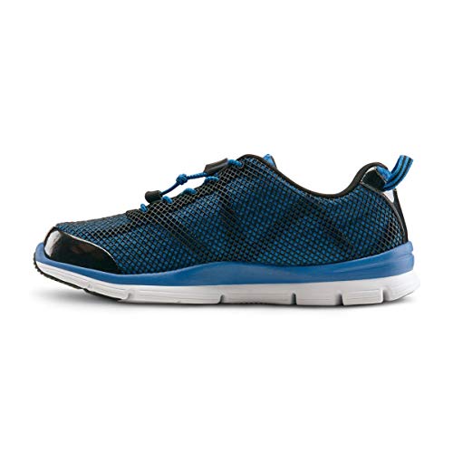 Dr. Comfort Jason Therapeutischer Sportschuh für Herren, extra tief, Blau (blau), 44 EU von DR. COMFORT