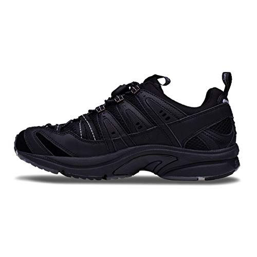 Dr. Comfort Performance Herren Therapeutischer Sportschuh, schwarz, 41.5 EU von DR. COMFORT