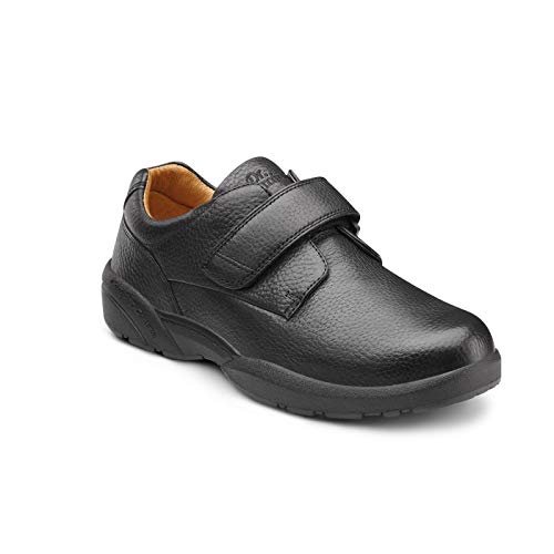 Dr. Comfort William-X Doppeltiefe Diabetiker-Schuhe für Herren, Therapeutischer Schuh, Herren-Wanderschuhe mit Gel-Einsätzen, Schwarz, 38 EU von DR. COMFORT