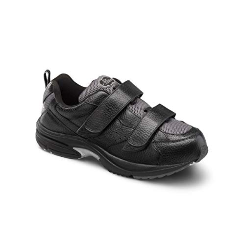 Dr. Comfort Winner-X Herren-Sneaker, Sportschuhe mit Geleinsätzen, therapeutische Diabetiker, Herren-Laufschuhe, Schwarz, 39.5 EU von DR. COMFORT