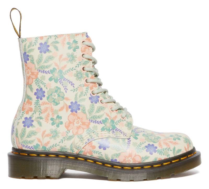 DR. MARTENS 1460 Pascal Schnürboots, Boots mit Blumenprint von DR. MARTENS