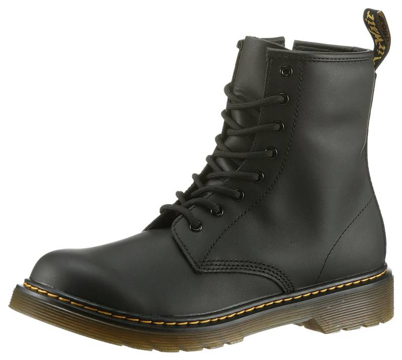 DR. MARTENS 1460 Kinder SOFTY T Schnürboots Kinderstiefel, Freizeitschuh mit Reißverschluss und Anziehlasche von DR. MARTENS
