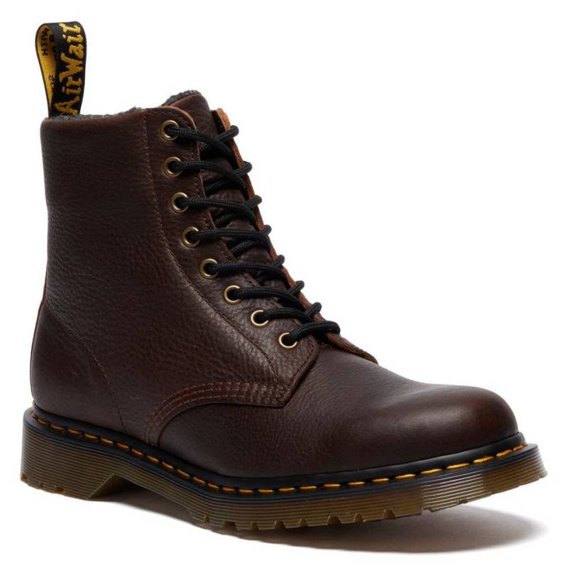 DR. MARTENS 1460 schmale Form Schnürstiefelette Plateaustiefel, Winterstiefel mit modischem Blockabsatz von DR. MARTENS