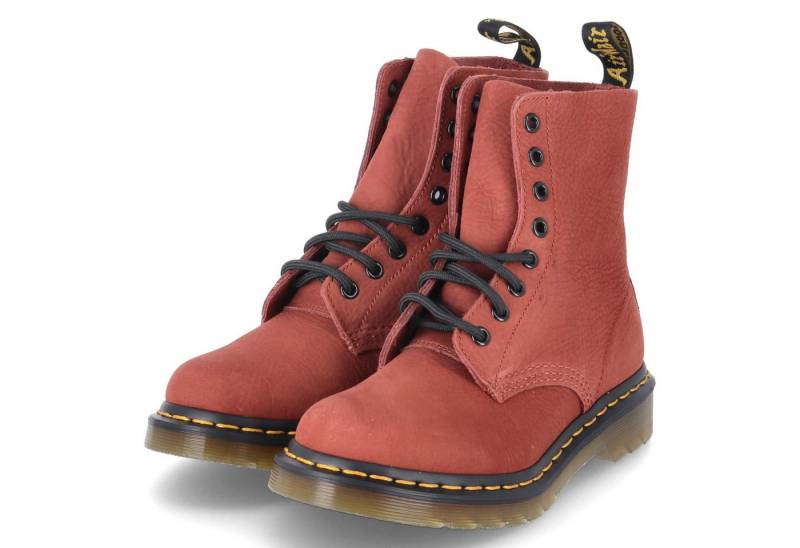DR. MARTENS Dr. Martens 41402600 Damen Rauleder rot Schnürstiefel von DR. MARTENS