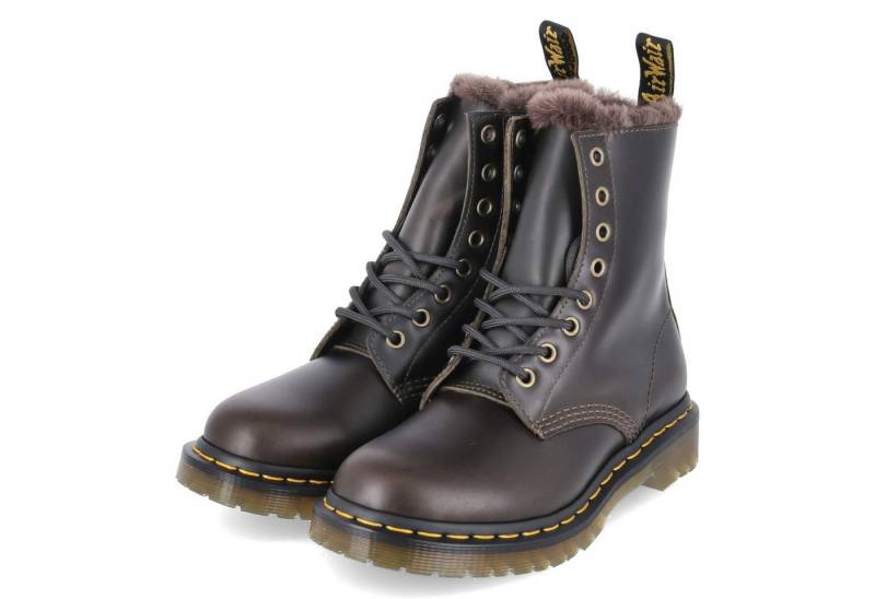 DR. MARTENS Dr. Martens 41414020 Damen Glattleder dunkelbraun Winterstiefel von DR. MARTENS