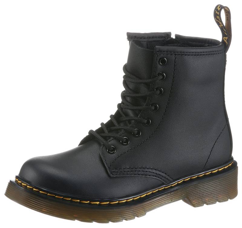DR. MARTENS 8 Eye Boot ROMARIO Schnürstiefel Kinderschuh, Freizeitstiefel mit zusätzlichem Innenreißverschluss von DR. MARTENS