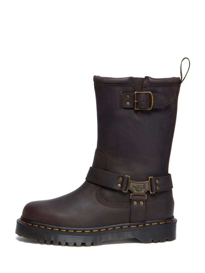 DR. MARTENS Anistone Hi burnished waxy pull up Ankleboots (2-tlg) von DR. MARTENS