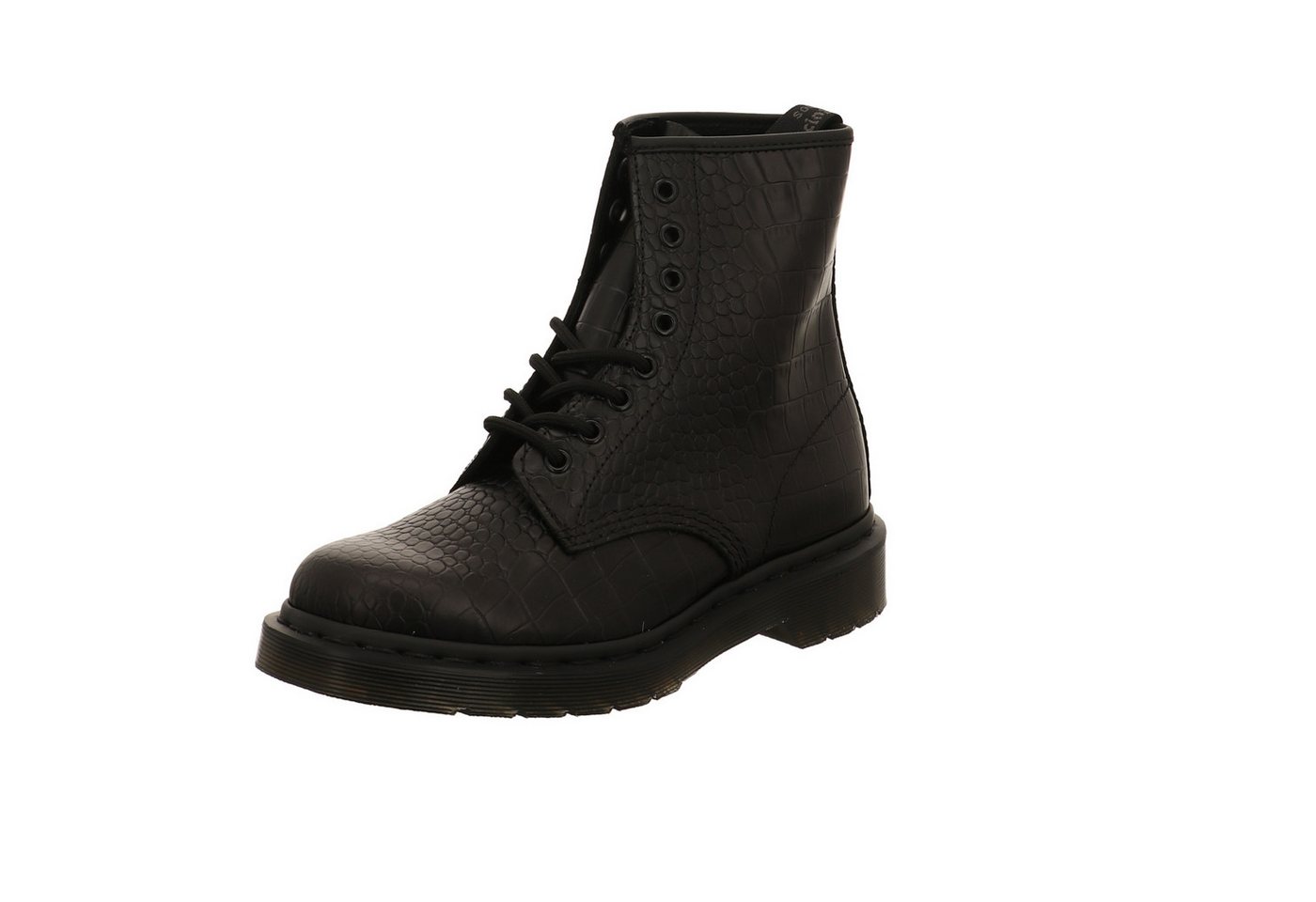 DR. MARTENS BLACK CROCO Stiefelette von DR. MARTENS