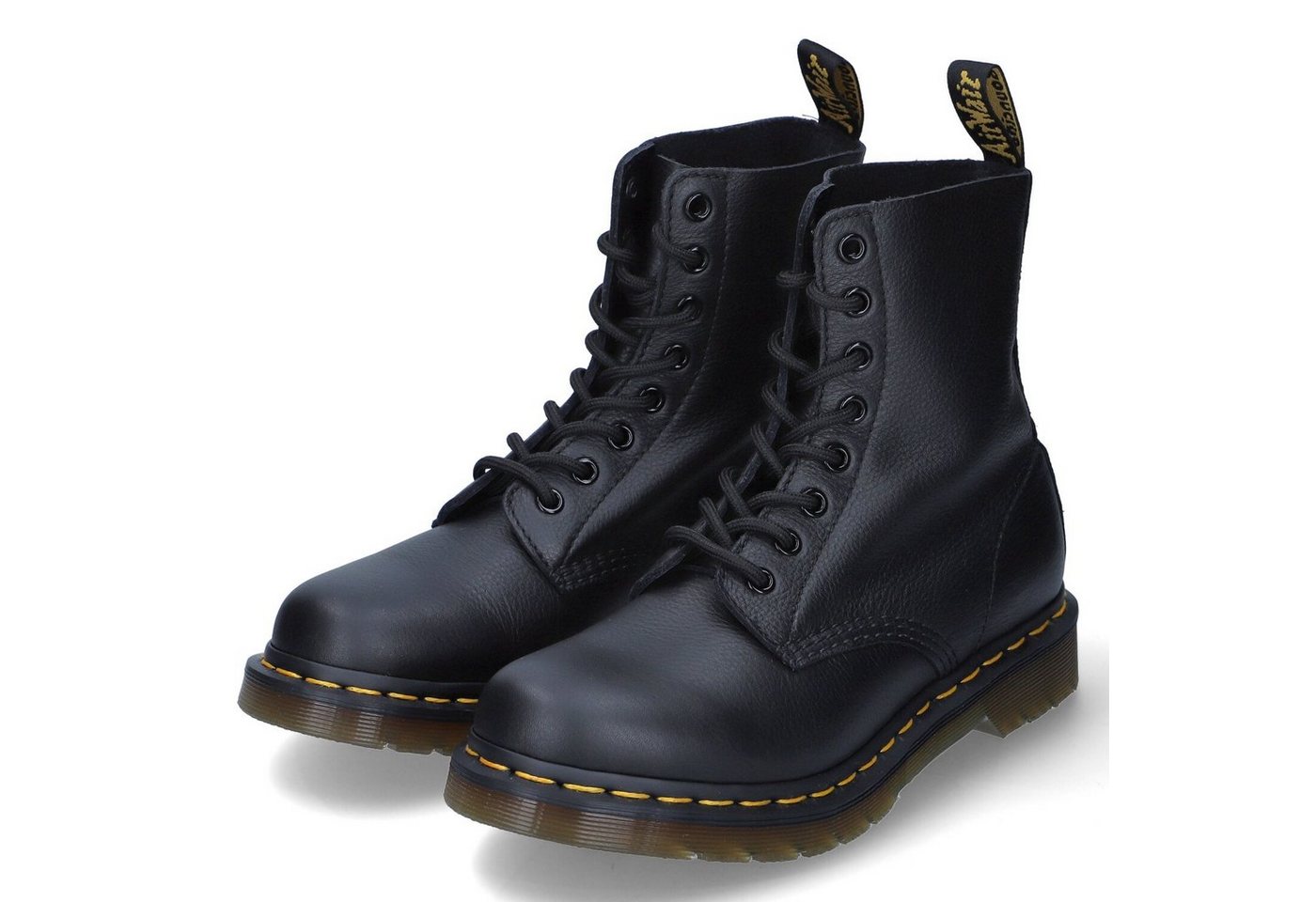 DR. MARTENS Dr. Martens 13512006 Damen Glattleder schwarz Schnürstiefel von DR. MARTENS