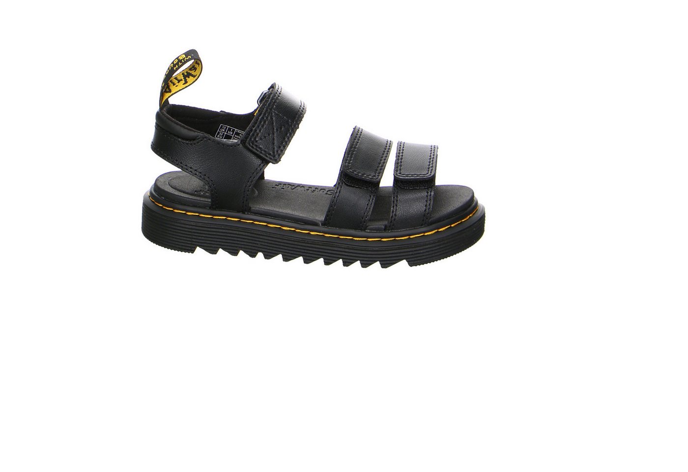 DR. MARTENS Dr. Martens Klaire J Black T Lamper Leder Sandalen Mädchen schwarz Sandale von DR. MARTENS