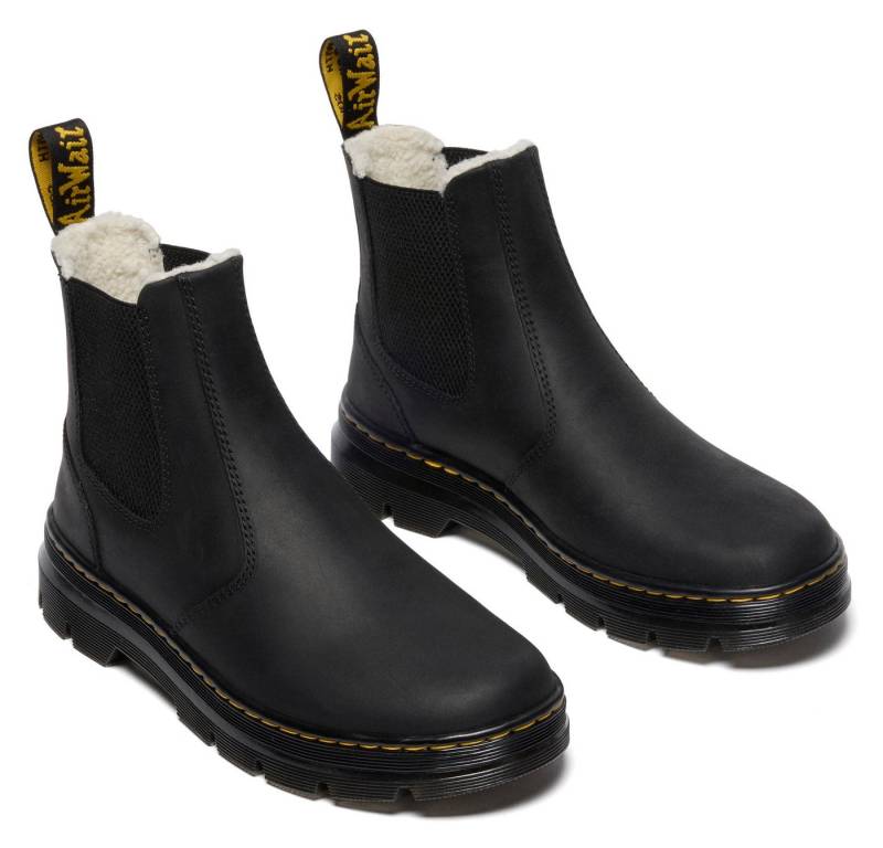 DR. MARTENS Embury WL Chelseaboots, Blockabsatz, Stiefelette, Schlupfschuh mit praktischer Anziehlasche von DR. MARTENS