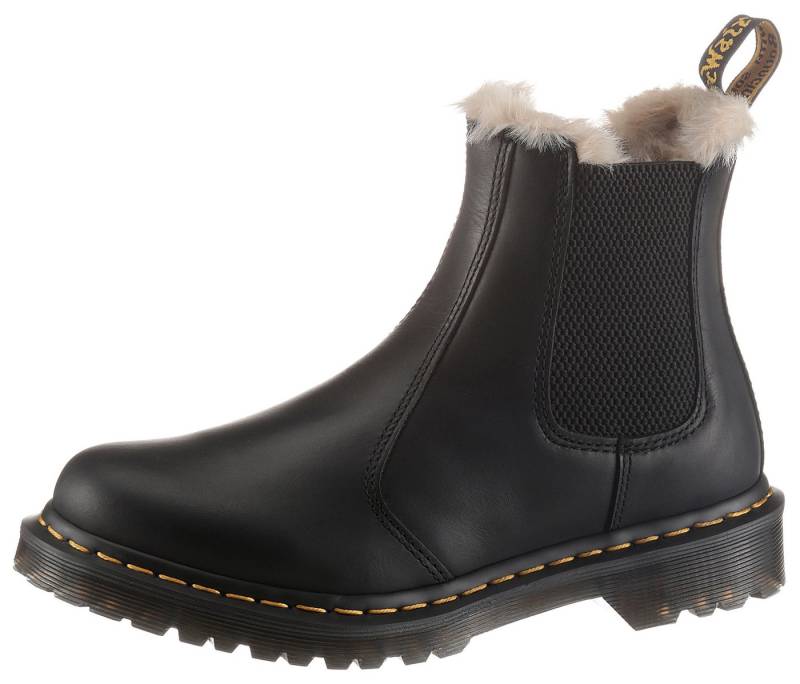 DR. MARTENS Leonore Chelseaboots Chunky Boots, Plateau Schuh, Boots mit Warmfutter von DR. MARTENS