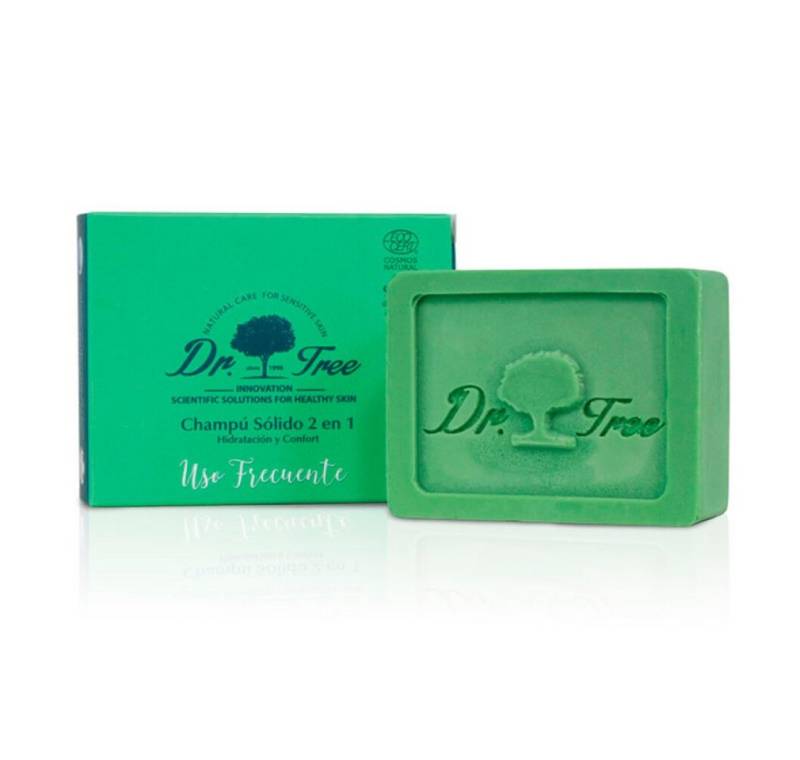 DR. TREE Haarshampoo Dr. Tree Häufiger Gebrauch 2-in-1 Festes Shampoo 75g von DR. TREE