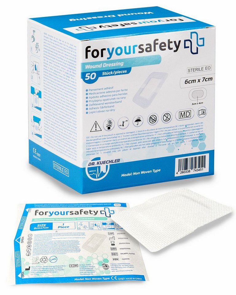 DR.KUECHLER MEDICAL Wundpflaster Dr. Kuechler Medical FORYOURSAFETY Wundpflaster sensitiv von DR.KUECHLER MEDICAL